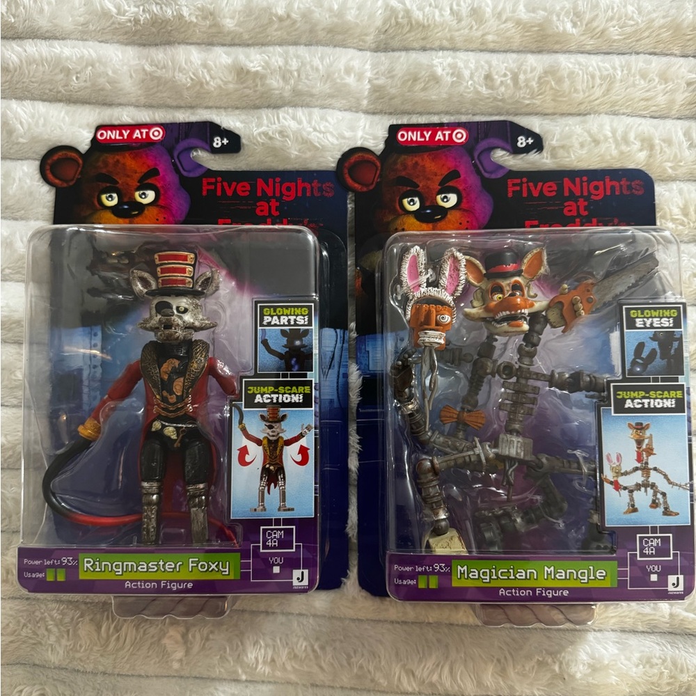 Five Nights at Freddy’s Series 2 Magician Mangle & Ringmaster Foxy COMPLETE SET